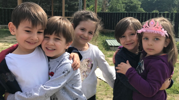 Çekmeköy Okyanus Koleji, Okul Öncesi Çiçekler Grubu İngilizce Play-time Dersinde