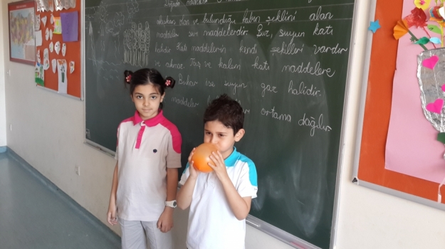 Ataşehir Okyanus 2-A Öğrencileri Deneylere Devam Ediyor