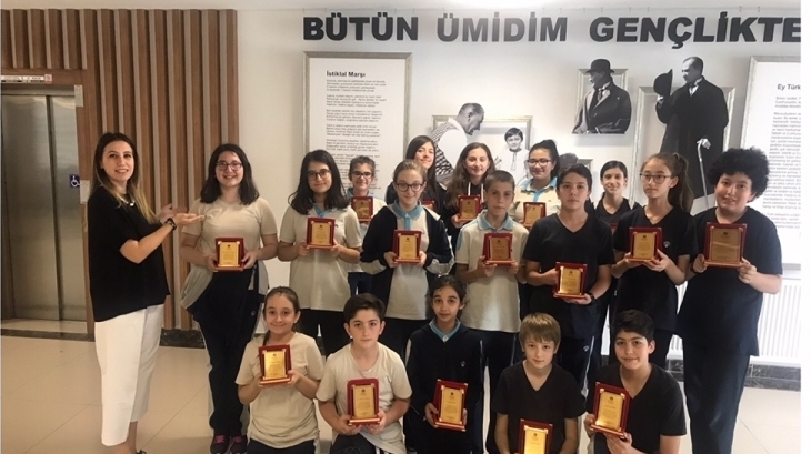 Eryaman Okyanus Koleji Ortaokul Kademesi Mayıs Ayı "Türkiye Geneli OKULİSTİK Deneme Sınavı" Başarılarımız