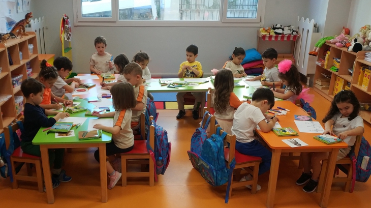 Halkalı Okul Öncesi Deniz Yıldızı Grubu Türkçe Dersinde