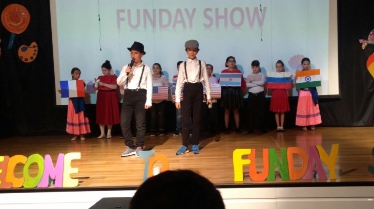 5. sınıflar "Fun Day" yıl sonu gösterilerini büyük bir coşkuyla sergiledi.