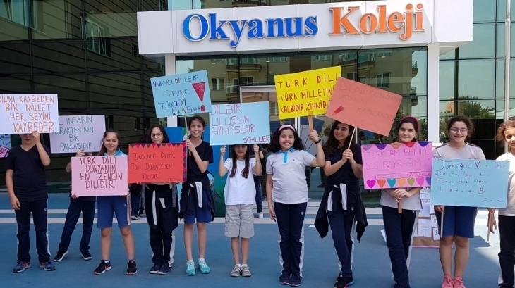 Mavişehir Okyanus Koleji Ortaokul Kademesi Öğrencilerinin "Türk Dili" Duyarlılığı