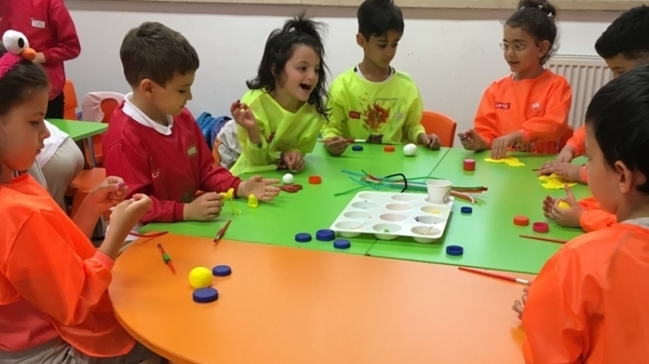 Okul Öncesi Güneş Grubu Bütünleştirilmiş Türkçe-Sanat Etkinliğinde