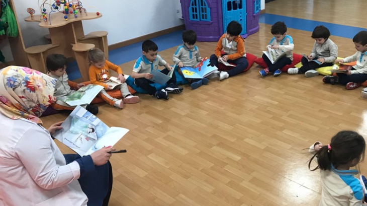 Okul Öncesi Yunuslar Grubu Türkçe Dil Etkinliğinde
