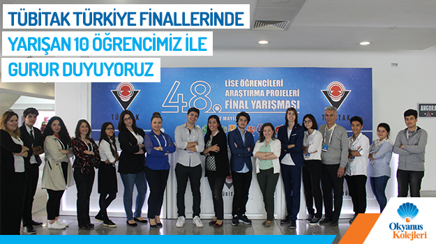 Tübitak Türkiye Finallerinde Yarışan 10 Öğrencimiz İle Gurur Duyuyoruz