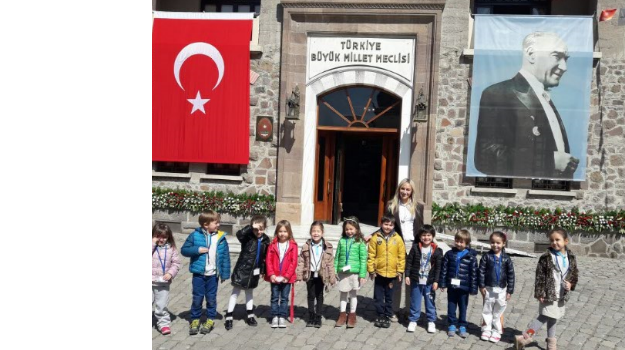 İncek Kampüsü Okul Öncesi Eski TBMM Binasına Gezi Düzenlediler