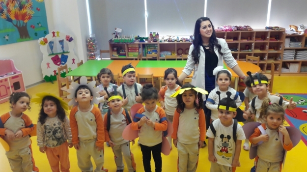 Beykent Okyanus Koleji Okul Öncesi Çiçekler Grubu Öğrencileri İlkbahara Merhaba Partisinde