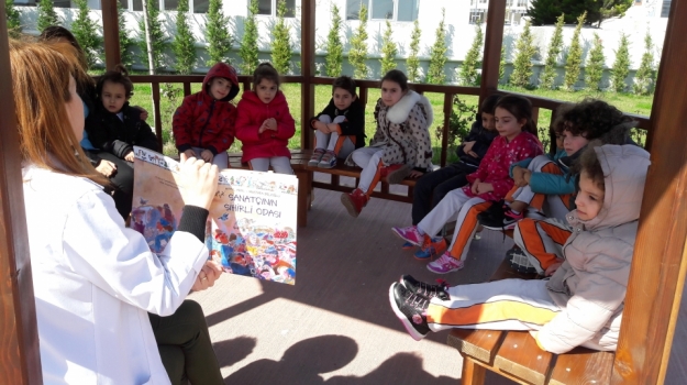 Beykent Okyanus Koleji Okul Öncesi Gökkuşağı Grubu Türkçe Dil Etkinliğinde