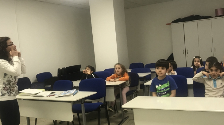 Çekmeköy Okyanus Koleji Okul Öncesi Balıklar Grubu Öğrencileri Müzik Etkinliğinde