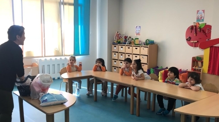 Çekmeköy Okyanus Koleji, Okul Öncesi Çiçekler Grubu Aile Katılım Etkinliğinde