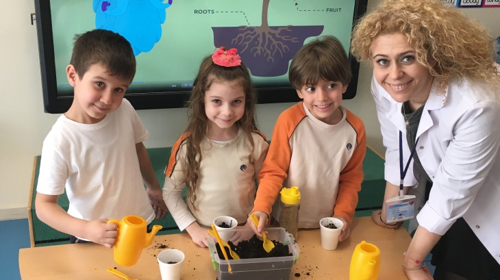 Mavişehir Okyanus Koleji Okul Öncesi Yıldızlar Grubu İngilizce Dersinde
