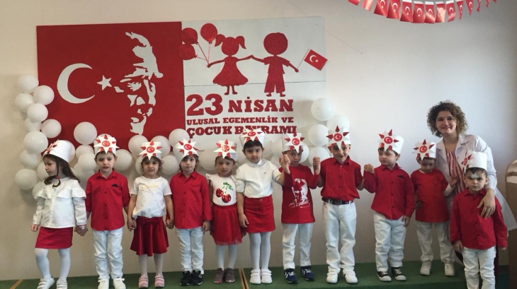 Mimarsinan Okyanus Koleji Okul Öncesi Kademesi 23 Nisan Ulusal Egemenlik ve Çocuk Bayramını Kutladı.