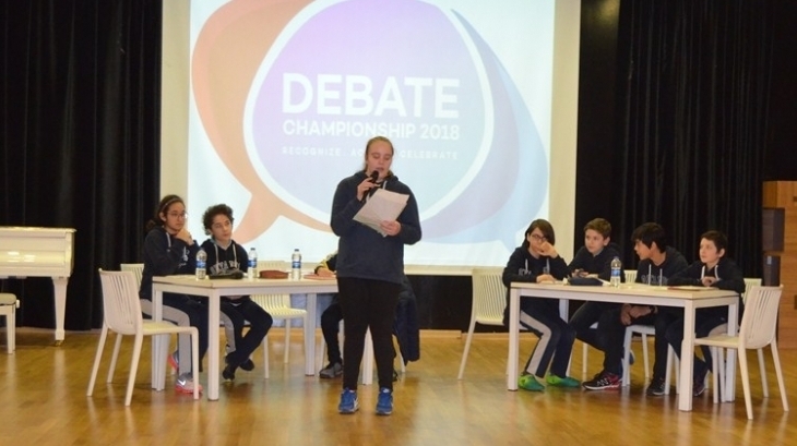 Mimarsinan ve Beykent şubeleri Ortaokul Kademesi 7.sınıflar arasında Debate (İngilizce Münazara) Etkinliği
