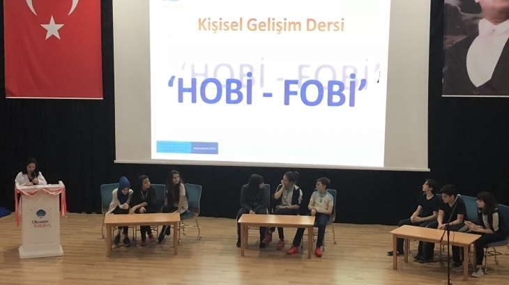 Nilüfer Okyanus Koleji Ortaokulu Kişisel Gelişim Dersinde "Hobi-Fobi" Yarışması Düzenledi..