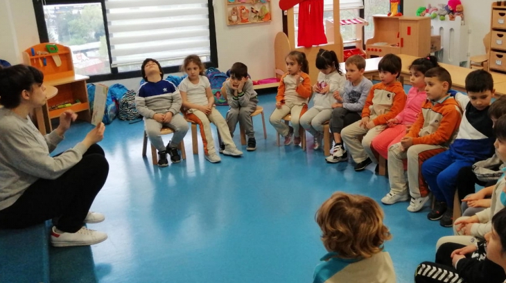 Okul Öncesi Güneş Grubu Türkçe Dil Etkinliğinde