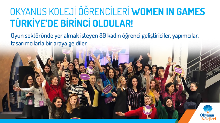 Okyanus Koleji Öğrencileri Women In Games Türkiye’de Oyun Tasarımında Birinci Oldular