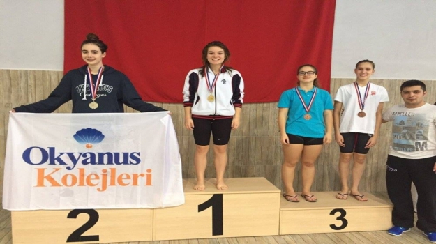Okyanus Koleji Öğrencisi "Okullar Arası Gençler Yüzme Şampiyonası"nda Ankara 2.si Oldu