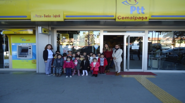 Adana Okyanus Koleji Anaokulu Öğrencileri Postane Gezisinde