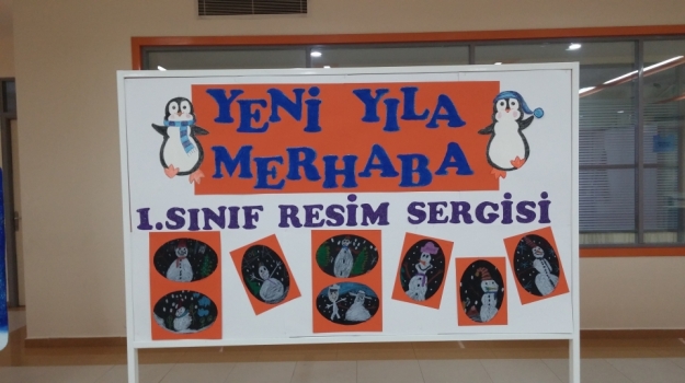 Ataşehir Okyanus Koleji 1. Sınıf Öğrencilerinin Yeni Yıla Merhaba Sergisi