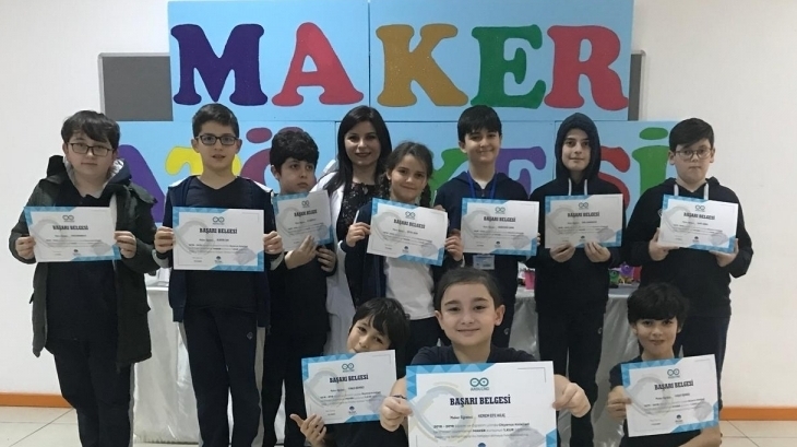 Bahçeşehir Okyanus Koleji Ortaokul Kademesi Maker Çalışmaları
