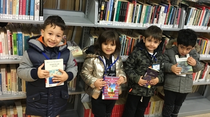 Beykent Okyanus Koleji  Okul Öncesi Öğrencileri Büyükçekmece  Kütüphane Gezisini Gerçekleştirdi