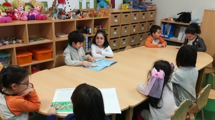 Eryaman Okyanus Koleji Okul Öncesi Bölümü Bulutlar Sınıfı Türkçe Dil Etkinliğinde
