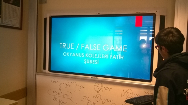 Fatih Okyanus Kolejleri Anadolu Lisesi'nde "True False" Yarışması