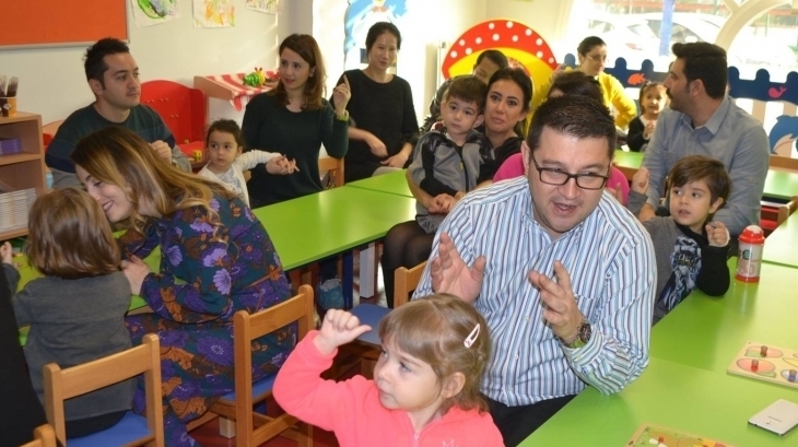 Halkalı Okul Öncesi Velileriyle ''Ailemle Okuldayım'' Etkinliği Gerçekleştirildi