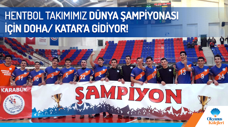 Hentbolda Türkiye Şampiyonuyuz!