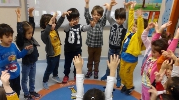 Sancaktepe Okyanus Okul Öncesi Gezegenler Grubu Öğrencileri Oyun Etkinliğinde