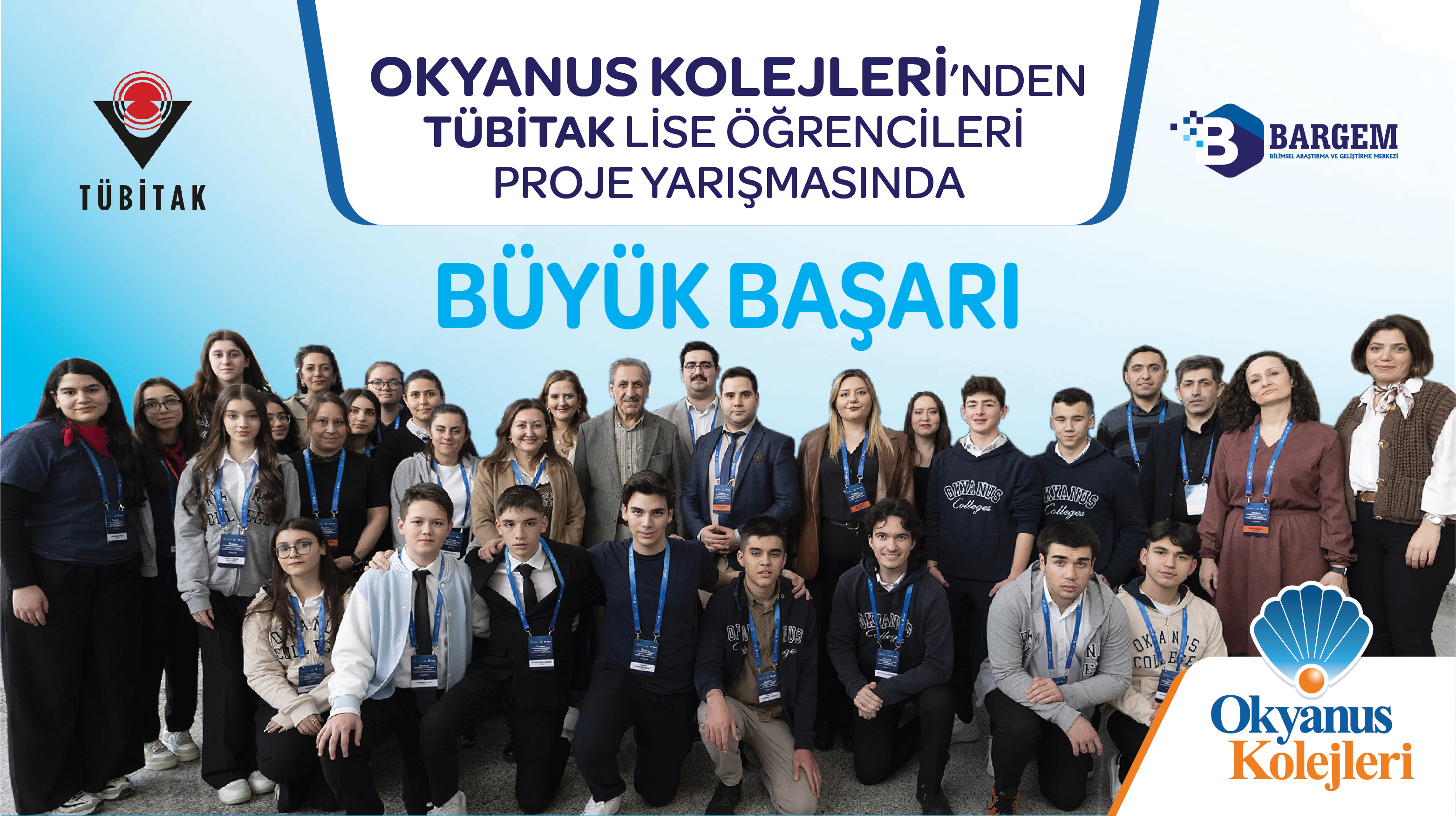 56.TÜBİTAK LİSE ÖĞRENCİLERİ PROJE YARIŞMASINDA BÜYÜK BAŞARI