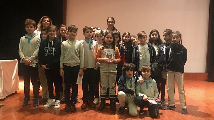 Bahçeşehir Okyanus Koleji İlkokulu 4.Sınıf  Öğrencileri Yazar Buluşmasında