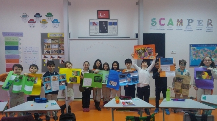 Bahçeşehir Okyanus Koleji Üstün Zekâlılar ve Yetenekliler İlkokulu 3-D Sınıfı Fen Bilimleri Dersinde