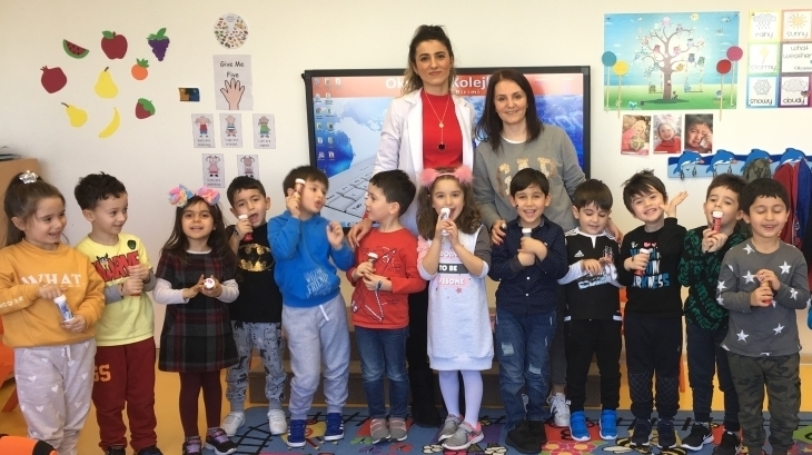 Beykent Okul Öncesi Balıklar Grubu Aile Katılımı Etkinliğinde