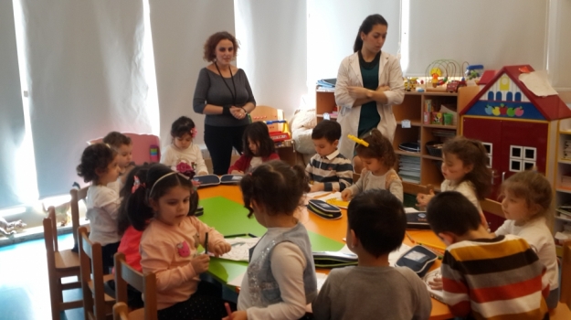 Beykent Okyanus Koleji Okul Öncesi Çiçekler Grubu Öğrencileri Aile Katılımı  Etkinliğinde