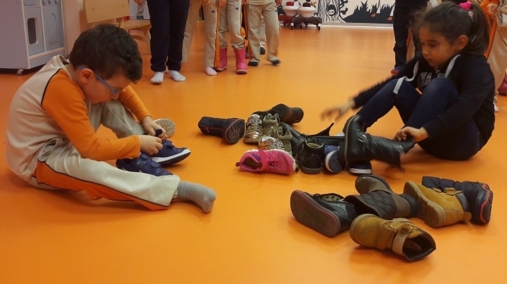 Beykent Okyanus Koleji Okul Öncesi Gökkuşağı Grubu Öğrencileri Oyun Saatinde
