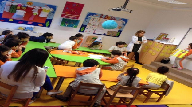 Beykent Okyanus Koleji Okul Öncesi Gökkuşağı ve Güneş Grubu Öğrencileri Sosyal Beceri  Dersinde