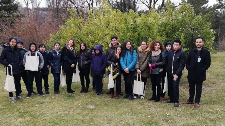 Eko Okul Projesi Kapsamında Ortaokul Öğrencileri ile Türkiye Büyük Millet Meclisi “Ekolojik Tur” Etkinliği