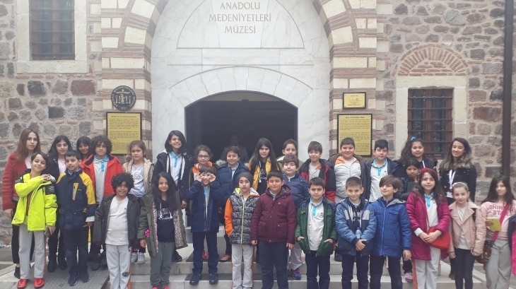 Eryaman Okyanus Koleji İlkokul Kademesi 4. Sınıf Öğrencileri Anadolu Medeniyetler Müzesi Gezisindeler
