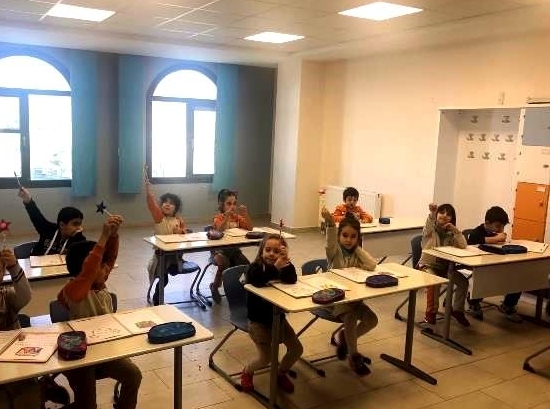 Kemerburgaz Okyanus Koleji Gökkuşağı Grubu Öğrencileri İlkokula Hazırlık Dersinde