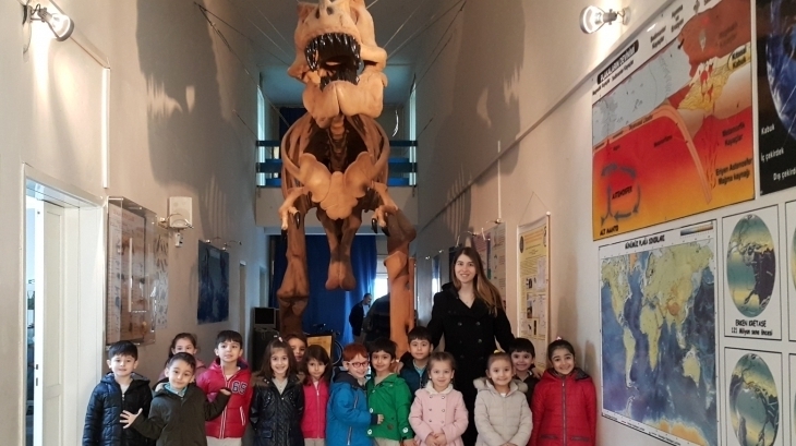 Mavişehir Okyanus Koleji Okul Öncesi Öğrencileri Tabiat Tarihi Müzesini Gezdiler