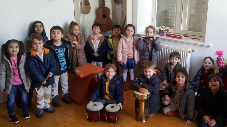 Mavişehir Okyanus Koleji Okul Öncesi Öğrencileri Müziksev Müzesini Ziyaret Ettiler