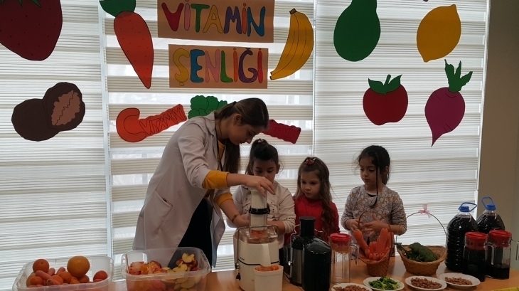 Mavişehir Okyanus Koleji Okul Öncesi Öğrencileri Vitamin Şenliğinde