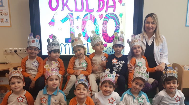 Mavişehir Okyanus Koleji Okul Öncesi Öğrencileri 100.Gün etkinliğinde