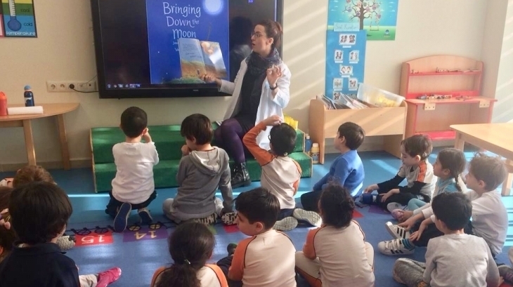 Mavişehir Okyanus Koleji Okul Öncesi Çiçekler Grubu İngilizce Dersinde