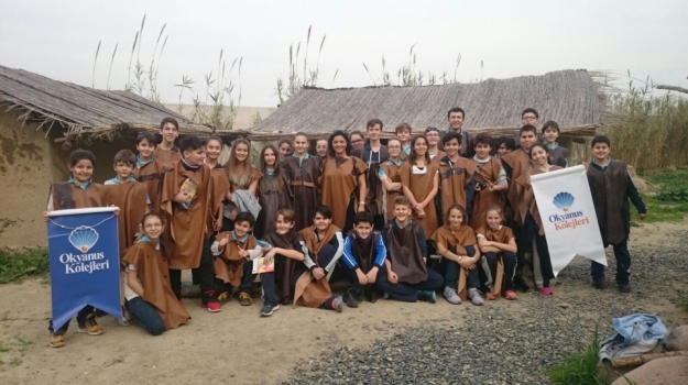 Mavişehir Okyanus Ortaokulu Öğrencileri Yeşilova Höyüğü'nü Ziyaret Ettiler