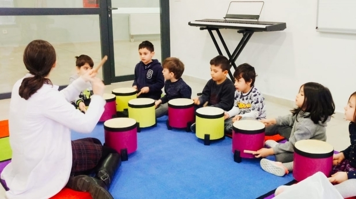 Okul Öncesi Öğrencileri İlgi ve Yetenek Müzik Merkezinde