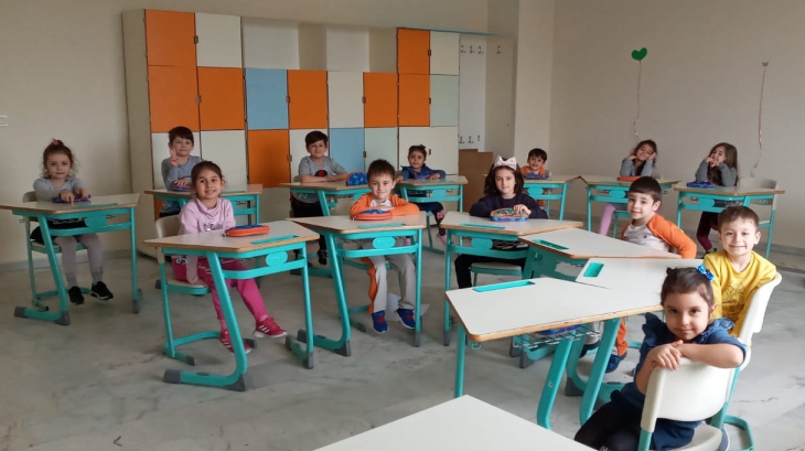 Sancaktepe Okyanus Koleji Okul Öncesi Gökkuşağı Grubu Öğrencileri İlkokul Okuma Yazmaya Hazırlık Etkinliğinde