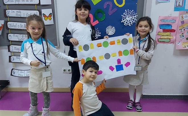 1-E Sınıfı Öğrencileri Türkçe Dersinde Eş Sesli Kelimeler Adlı Etkinliği Yaptılar