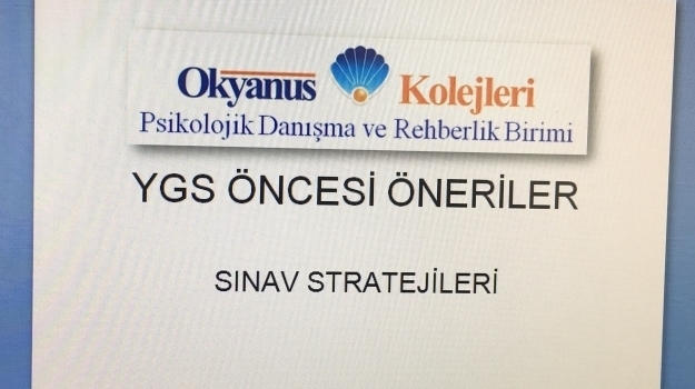 YGS Öncesi Sınav Stratejisi Önerileri Semineri